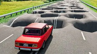 Машины против 100 выбоин в GTA 5