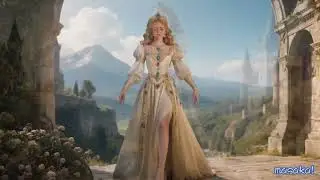 Beautiful Princess is Dancing in a Magnificent Long Dress  【AI】  The Fool Remix