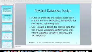 Ch 5  PhysicalDatabaseDesign
