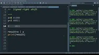 lesson 13:Bitwise operator AND, OR, EXOR, NOT, LEFT SHIFT ,RIGHT SHIFT in python | Bitwise operators
