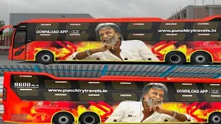Brand new Volvo 9600 slx with Punchiry  Rajini livery for bussid #newbussidmod#volvo9600slx#trending