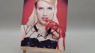 Autographed Emma Roberts Scream Queens TV Show Promotional Pictures