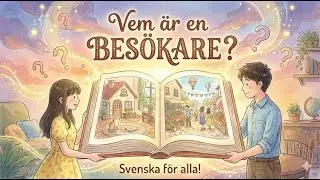 Swedish Word of the Day #2564: bes&ouml;kare - Discover the Meaning of Visitor! #swedishwordoftheday