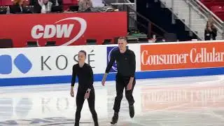2025 Skate America - Practice Day 1 - Pairs - Karina Akopova & Nikita Rakhmanin ARM