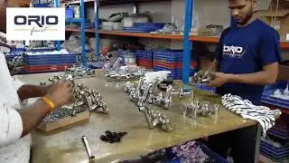 Manufacturing plant bathroom fittings