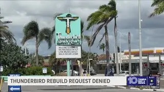 Plans to rebuild the Thunderbird Hotel with expansion in Treasure Island are now on hold