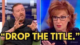 Ricky Gervais SHUTS DOWN Joy Behar in Explosive On-Air Clash