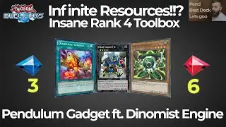 Pendulum Best Deck??! // Pendulum Gadget ft. Dinomist // Duel Links Combo