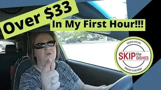 SkipTheDishes | I Made $33 In My First Hour Tonight | Food Delivery Courier Driver