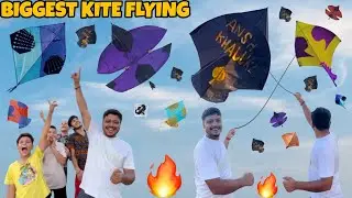 Flying Biggest Kites In Jammu 2025 || Rakshabhandhan Kite Festival 🔥
