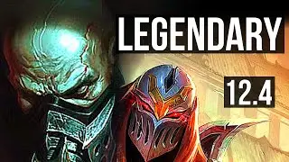 URGOT vs ZED (MID) | Rank 1 Urgot, Legendary, Rank 15 | BR Challenger | 12.4