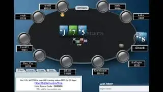 Poker hand history review from Jonathan Little for rosjon (Part 1 of 5)