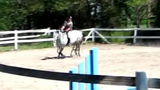 Jumping 3'6 triple double one stride :D