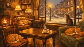 Cozy Vintage Jazz Cat Caf&eacute; ☕🐈 | Relaxing Instrumental Jazz for Study, Sleep & Focus