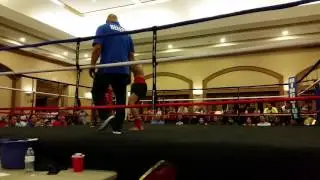 Man Up and Stand Up, Muay Thai Title Fight! Round 2! Jared 