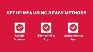Service NSW Multi-factor authentication