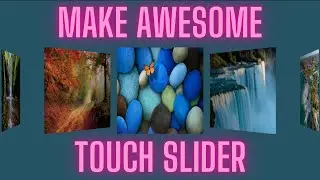 Make Awesome Touch Slider HTML CSS & Swiperjs | Easy & Simple😃