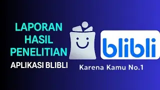 Tugas Projek INTERAKSI MANUSIA DAN KOMPUTER pada Aplikasi Blibli