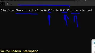 FFMPEG Command to Cut & Trim Audio File Using Start & End Time in Terminal