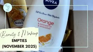 Makeup Empties & Declutters November 2025