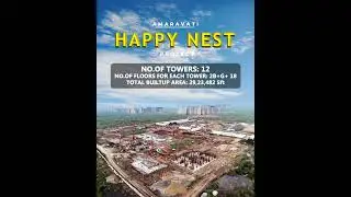 Amaravati Happy Nest Project | 12 Towers | Mega Housing Development Update #andhrapradesh #amaravati