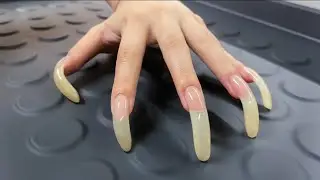 ASMR Tapping & Scratching with my LONG NATURAL NAILS🐱🐾