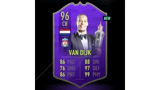 Virgil Van Dijk PFA POTY SBC SOLUTION | Pacybits 19