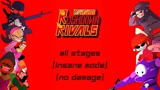 Newgrounds Rushdown Rivals - All stages (Insane Mode) (NO DAMAGE)