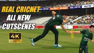 REAL CRICKET ALL NEW CUTSCENES 🔥 PAKISTAN TEAM ALL NEW ULTRA 4k CUTSCENES 🔥