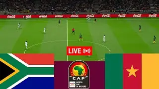 South Africa vs Cameroon LIVE⚽ 2025 CAF Africa Cup of Nations Full match - Video game simulation