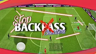 [ENGLISH] How to Stop Back Pass Online Match Pes 2021 Mobile Tutorial 🔥⛔