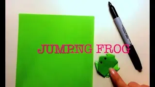 Origami for Beginners: Easy Jumping Frog