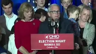 Gov. DeWine gives victory speech after reelection