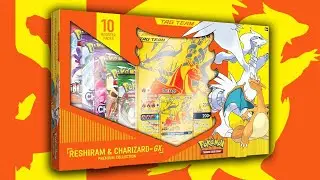 Opening A Pok&eacute;mon Reshiram & Charizard GX Premium Collection Box!