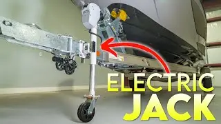 7 Pin Powered Tongue Jack | Effortless Connect / Disconnect Your Boat Trailer