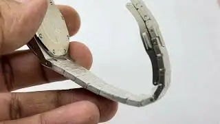 Audemars Piguet Royal Oak Diamond Pink Mother of Pearl Ladies Watch