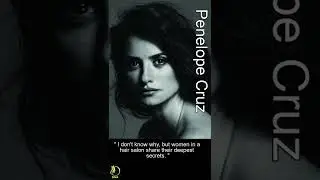 Penelope Cruz | WOMEN IN HAIR SALON | Penelope Cruz Quotes #SHORTS