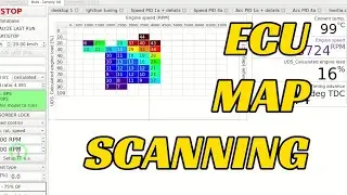 Scanning ECU ignition map in Dyno2 dynamometer software