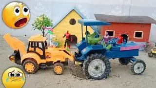 DIY Mini Truck Trolley for Sand Loading | Working Model Science Project | DIY Tractor