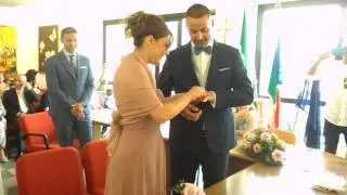 video matrimonio alessia  scambio anelli