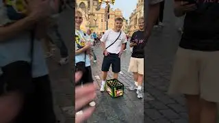 Young Germans celebrate with super cheap Czech beer