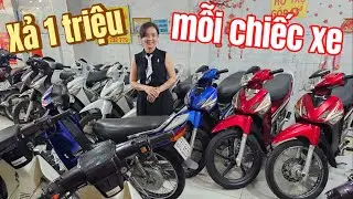 Xe máy cũ đua nhau xả lỗ từ 1tr mỗi xe Dream Thái Future Neo GT Vision Sirius Thái AB..Chủ khóc ngất