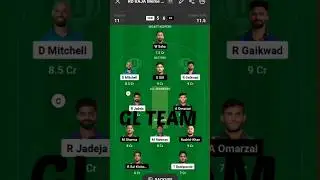 CSK vs GT Dream 11 Grand Leagues Team prediction 🏆🥳||#dream11 #cskvsgt #ipl2024