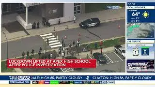 Code red lockdown lifted at Apex High School after potential threat