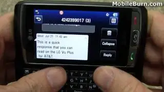 Видеотур LG Vu Plus для AT&T