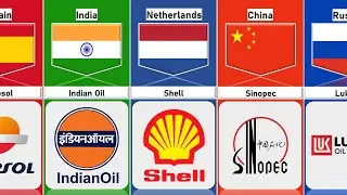 Petrol Stations From Different Countries