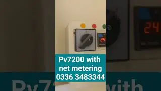 #netmetering #pv7200 #fronus #solar #inverx #hybridinverter #greenmeter