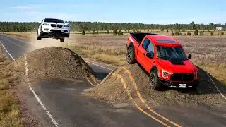 Cars vs Huge Bulges on The Road Challenge #2 in BeamNG Drive!