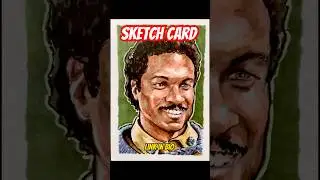 Lando Sketch Card. #landocalrissian #lando #starwars #ZAC #sketchcard #art