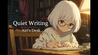 Quiet Writing at Airi&rsquo;s Desk ✍️ | Cozy Piano Music